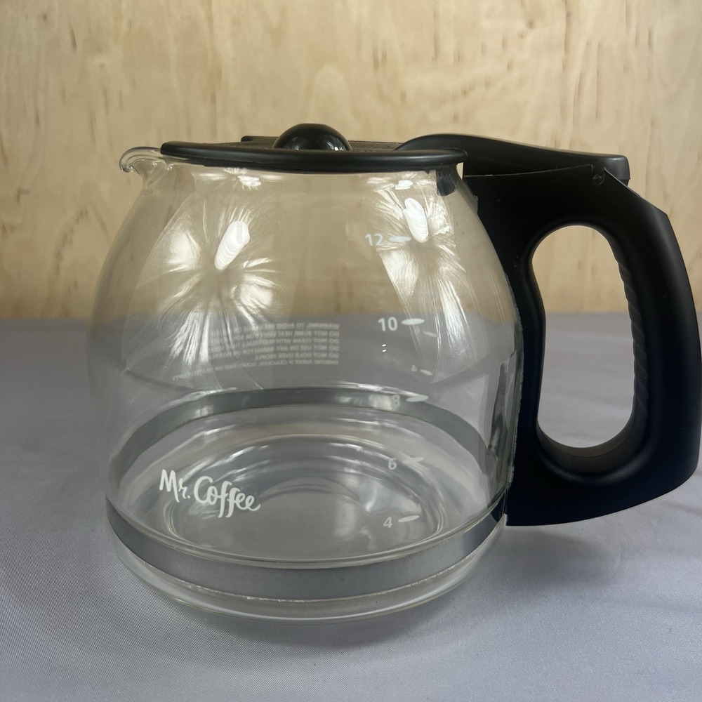 Mr. Coffee 12-Cup Glass Coffee Carafe Replacement Decanter Pot  Used